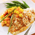 Caribbean Grilled Catfish with Tropical Fruit Salsa