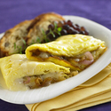 Caramelized Onion and Roth K�se Gruy�re Omelet
