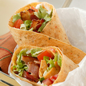 Bacon, Lettuce and Tomato Wraps