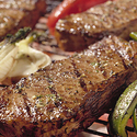Mustard-Pepper Beef Steaks